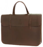 Montford Leather Music Case in Brown