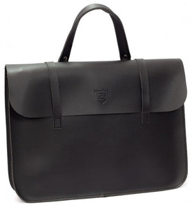 Montford Music Case in Faux Leather Black