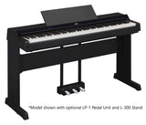 Yamaha P-S500 Digital Piano. Picture also shows optional LP-1 Pedal Unit and L-300 Satnd