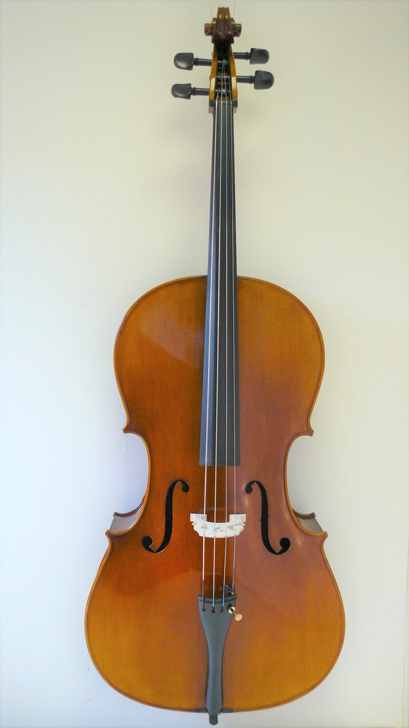 Sandner CC6 Full 44 Size Cello Front view