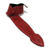 Leathergraft Softy Guitar Strap in red