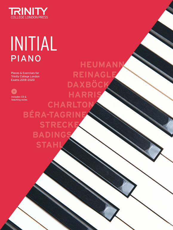 Trinity Piano Initial Exam Pieces and Exercises 2018 to 2020 with CD