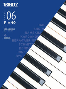Trinity Piano Grade 6 Exam Pieces and Exercises 2018 to 2020 with CD