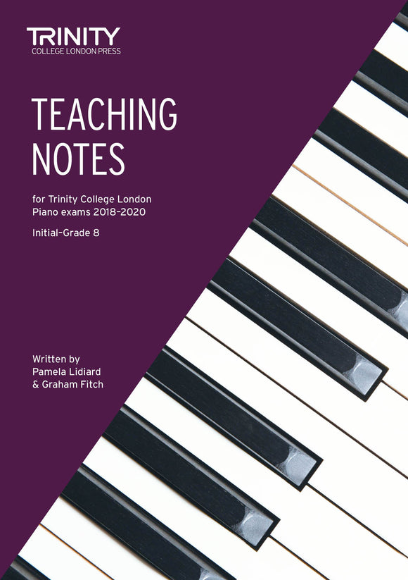 Trinity Teaching Notes on Piano Pieces 2018 to 2020