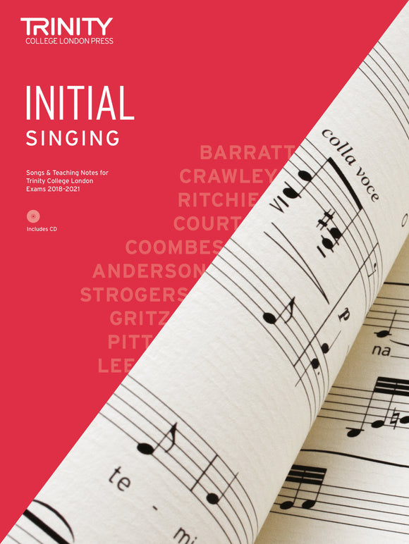 Trinity Singing Initial Exam 2018 to 21 with Teaching Notes