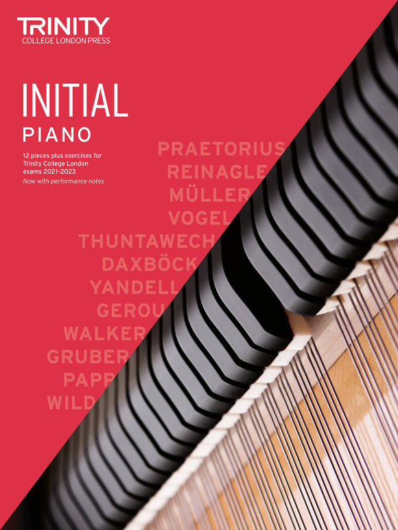 Trinity Piano Initial Grade 2021 to 2023 Book Only