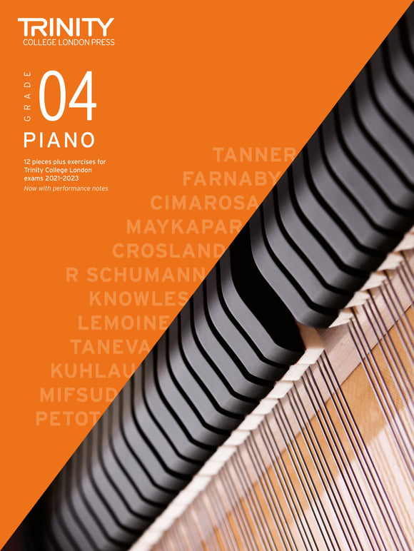Trinity Piano Grade 4 2021 to 2023 Book Only