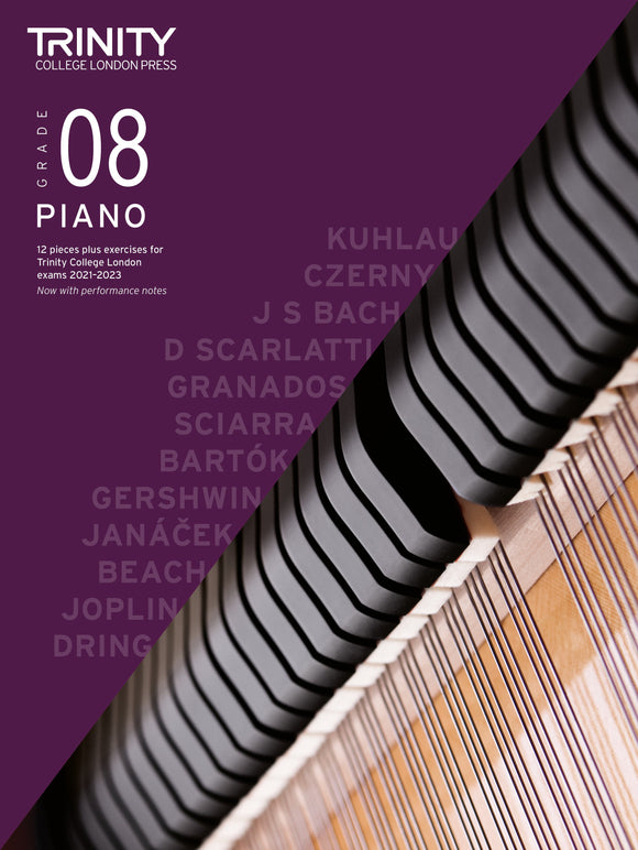 Trinity Piano Grade 8 2021 to 2023 Book Only