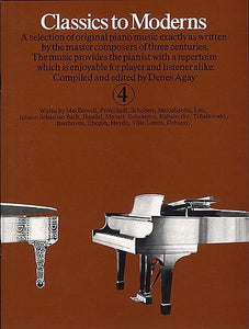 Classics to Moderns 4 for Piano