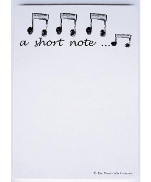 Notepad A Short Note