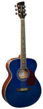 Brunswick BF200 Folk Guitar Blue Gloss