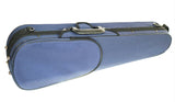 V Shaped Violin Case in Blue with Blue interior