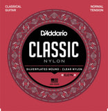 D'Addario Classic Nylon EJ27N Classical Guitar String Set - Normal Tension