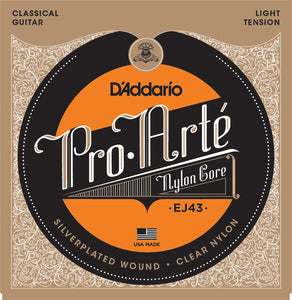 D'Addario Pro-Arté EJ43 Classical Guitar String Set - Light Tension