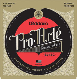 D'Addario EJ45C Composite Core Classical Guitar String Set - Normal Tension