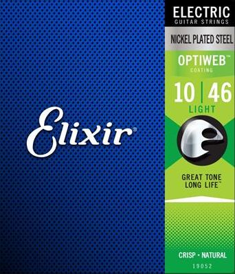Elixir Optiweb Coated 10-46 Light Electric Set