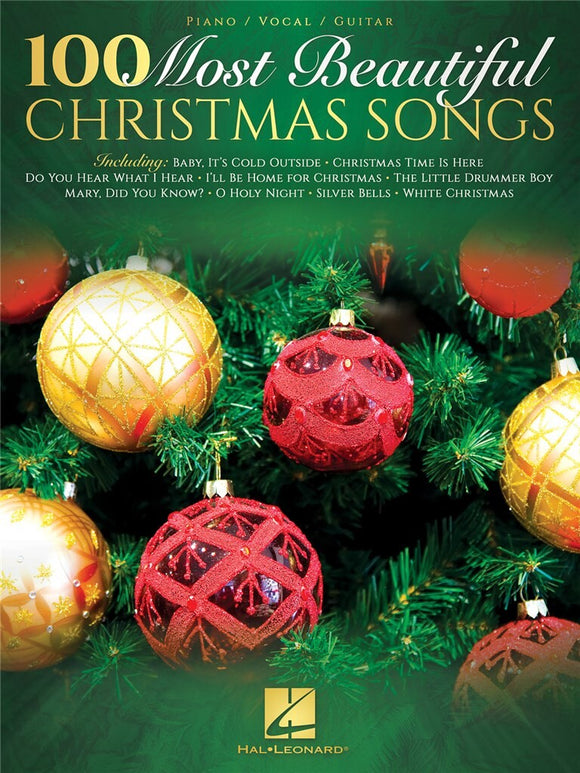 100 Most Beautiful Christmas Songs  - PVG
