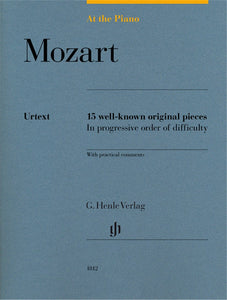 At The Piano - Mozart. Well-known original pieces