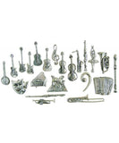 Pewter Badge Acoustic Guitar