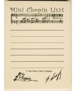 Sticky Notes  Mini Chopin Liszt