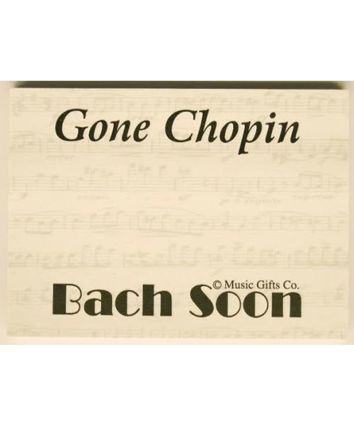 Sticky Notes Gone Chopin Bach Soon