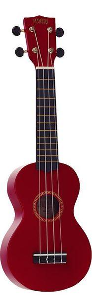 Mahalo Ukulele in Red with Carry Case
