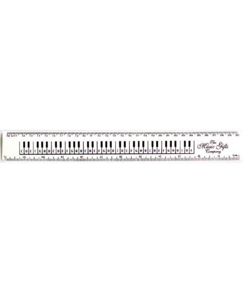 Large Ruler - White Keyboard