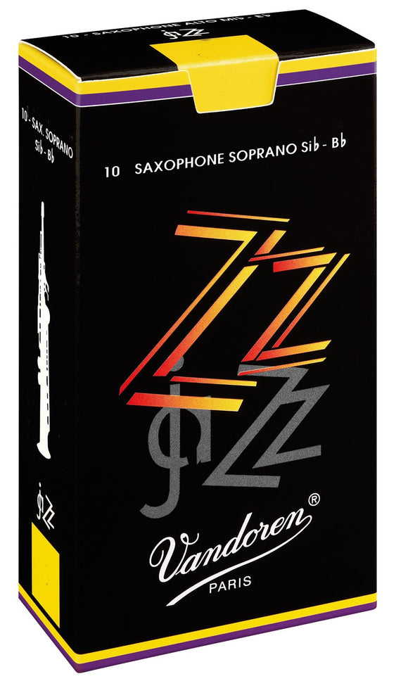 Vandoren ZZ Soprano Sax Reed - Strength 2 in a in a box of 10 reeds