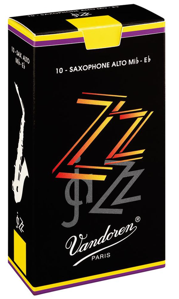 Vandoren ZZ Alto Sax Reed - Strength 2 5 in a in a box of 10 reeds