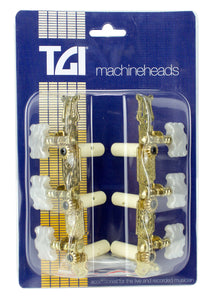 TGI 444 Classical Guitar Machine Heads - Gold Coloured