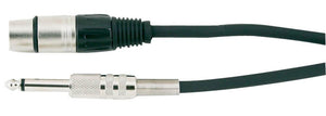 TGI Microphone Mic Cable 6m  20ft - XLR to Jack