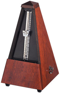 Wittner Pyramid Metronome Mahogany Colour Polished Finish Wood Real - No Bell