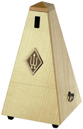 Wittner Pyramid Metronome - Natural Maple  Silk Finish No bell