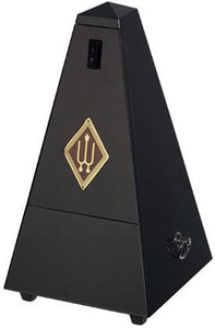 Wittner Pyramid Metronome - Black Polished Wood Real - With Bell