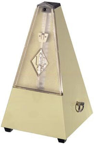 Wittner Pyramid Metronome - Ivory Plastic Casing - With Bell